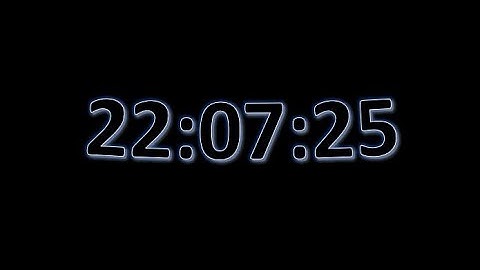 MatsClock 240072 - Free Digital Clock for PowerPoint Presentation Slides