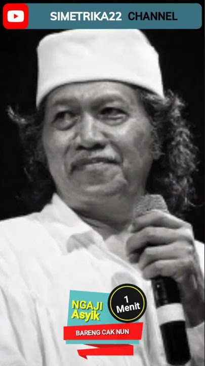 Boleh Meniru Pakaian Rosululloh, tp Jangan Paksakan pada Saudaramu | Cak Nun 1 menit