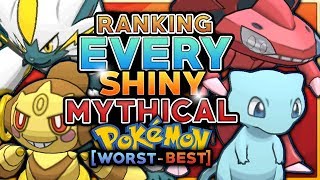 Pokémon: Every Shiny Legendary Form Change, Ranked