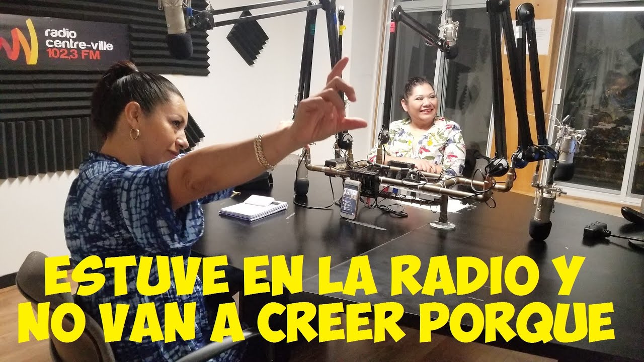 Marisol va a la Radio en Montreal YouTube