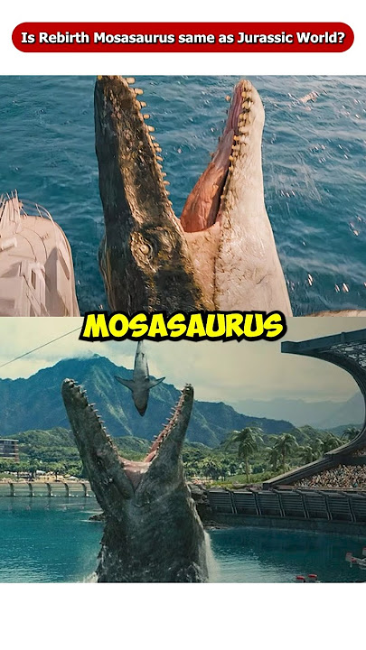 Is the Rebirth Mosasaurus the Same as the One from Jurassic World? #Shorts #Viral