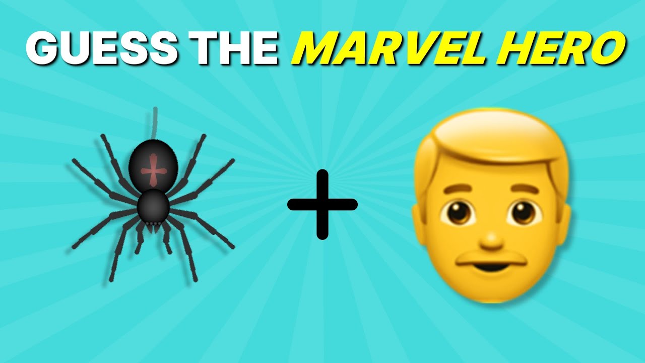 Can You Guess The Marvel Character By Emoji? Emoji Challenge