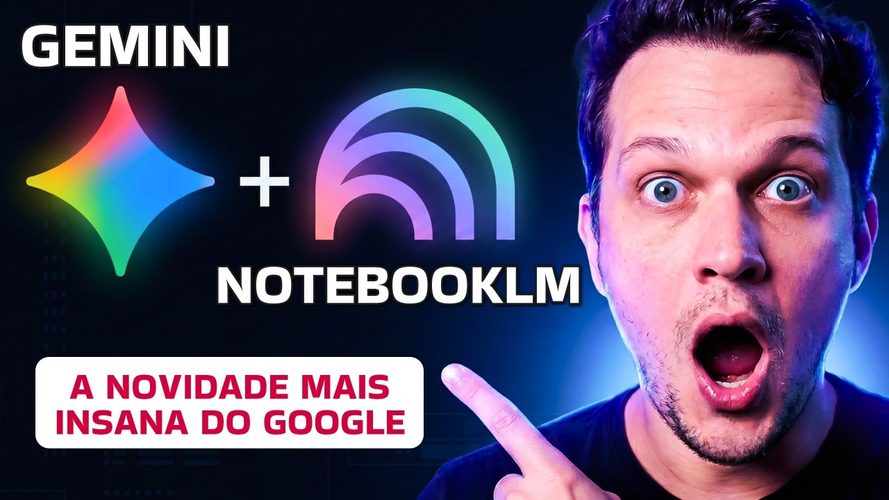 NotebookLM + Gemini: a novidade MAIS INSANA do Google