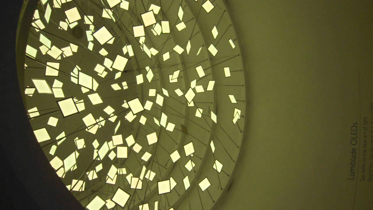 Philips Lumiblade OLEDs - Light and Building 2012 (www.lednews.pl)