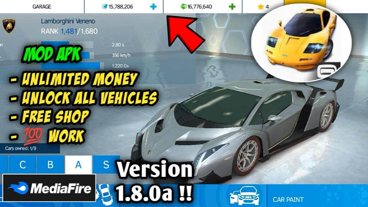 Update !! Asphalt Nitro Mod Apk 1.8.0a Latest 2024 New