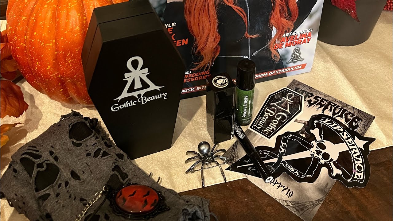 Gothic Beauty subscription box unboxing. Issue 57