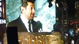 Энди Серкис реальная съемка в Лондоне на примьере Хоббит Andy Serkis 'Gollum' interview Энди Серкис реальная съемка в Лондоне на примьере Хоббит Andy Serkis 'Gollum' interview