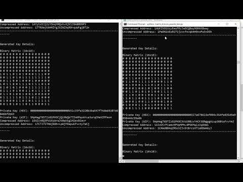 MATRIX PUZZLE BITCOIN