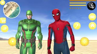 Süper Kahraman Örümcek Adam Oyunu - Flying Spider Rope Hero: Crime City Battle screenshot 5