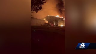 Greenville County business fire