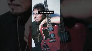 Light strings for heavy riffs! ✝️🦇How to setup your guitar like Tony Iommi   #blacksabbath #iommi
