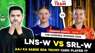 SUL-W vs LNS-W Dream11 Prediction | SUL W vs LNS W  Today Match Prediction | The Hundred Women 20 screenshot 2