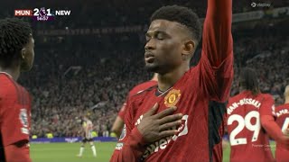 Amad Diallo Goal vs Newcastle | Man United vs Newcastle.