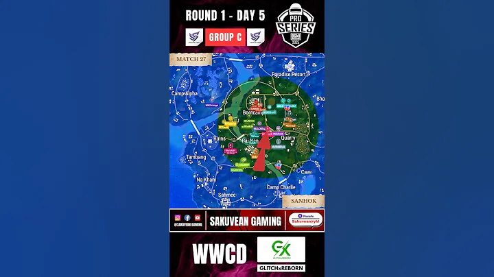 GLITCHxREBORN WWCD ROTATIONS | BMPS 2025 | GROUP C -DAY 5 | MATCH 27 - SANHOK | ROUND 1