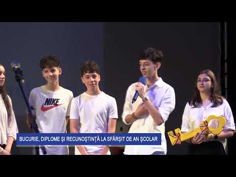 Bucurie, diplome și recunoștință la sfârșit de an școlar