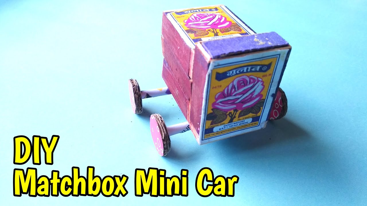 Matchbox mini Car | How to make matchbox Car | Mini Car | Matchbox ...