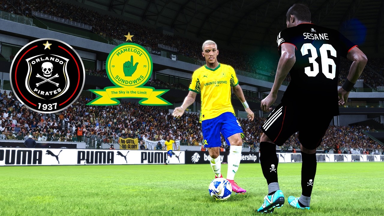 🔴ORLANDO PIRATES vs MAMELODI SUNDOWNS ⚽ BETWAY PREMIERSHIP 25/26 ⚽ FOOTBALL GAMEPLAY HD PES 2026