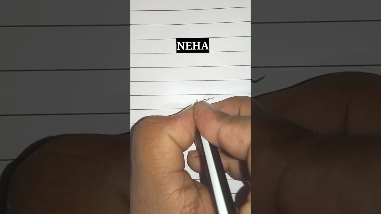 Neha naam urdu mai likhna seekhe | Neha name in 