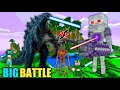 Minecraft | Godzilla Vs Prime Skeleton Big Battle With Oggy And Jack | Minecraft Pe | In Hindi |
