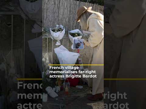 French village memorialises far-right actress Brigitte Bardot | #ajshorts