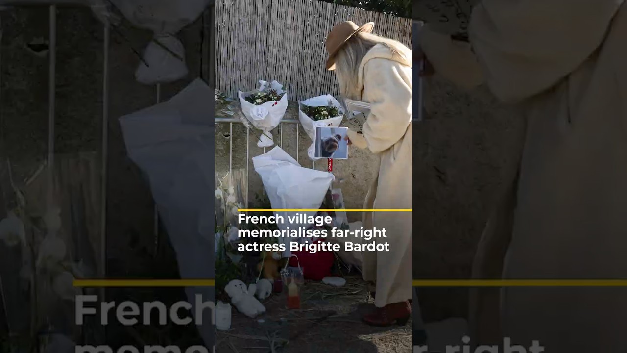 French village memorialises far-right actress Brigitte Bardot | #ajshorts