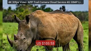 4K 30fps Video APP Trail Camera Cloud Service 4G 30MP Live... — Top Pick 2026 | Unbeatable Price!