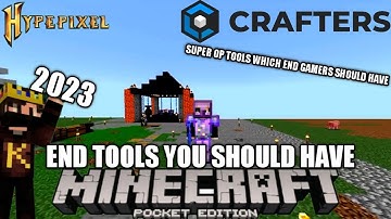 TOOLS THAT END GAMERS SHOULD HAVE IN CRAFTERSMC #wenpixel #craftersmc #satnetwork