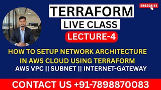 how to setup aws network architecture using terraform || aws vpc || subnet || terraform || #hindi