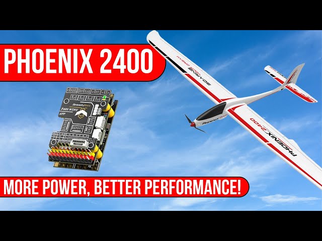 Phoenix 2400 Glider 4S Flight Test – More Power, Better