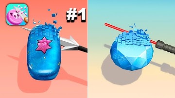 Soap Cutting - New Release - Hyper Hybrid Casual - Gameplay Walkthrough (iOS & Android)