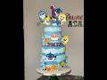 Baby character cake #cake #londoncakedesigner #cakecantik #cakedecorating #fondantcake #cakedesign