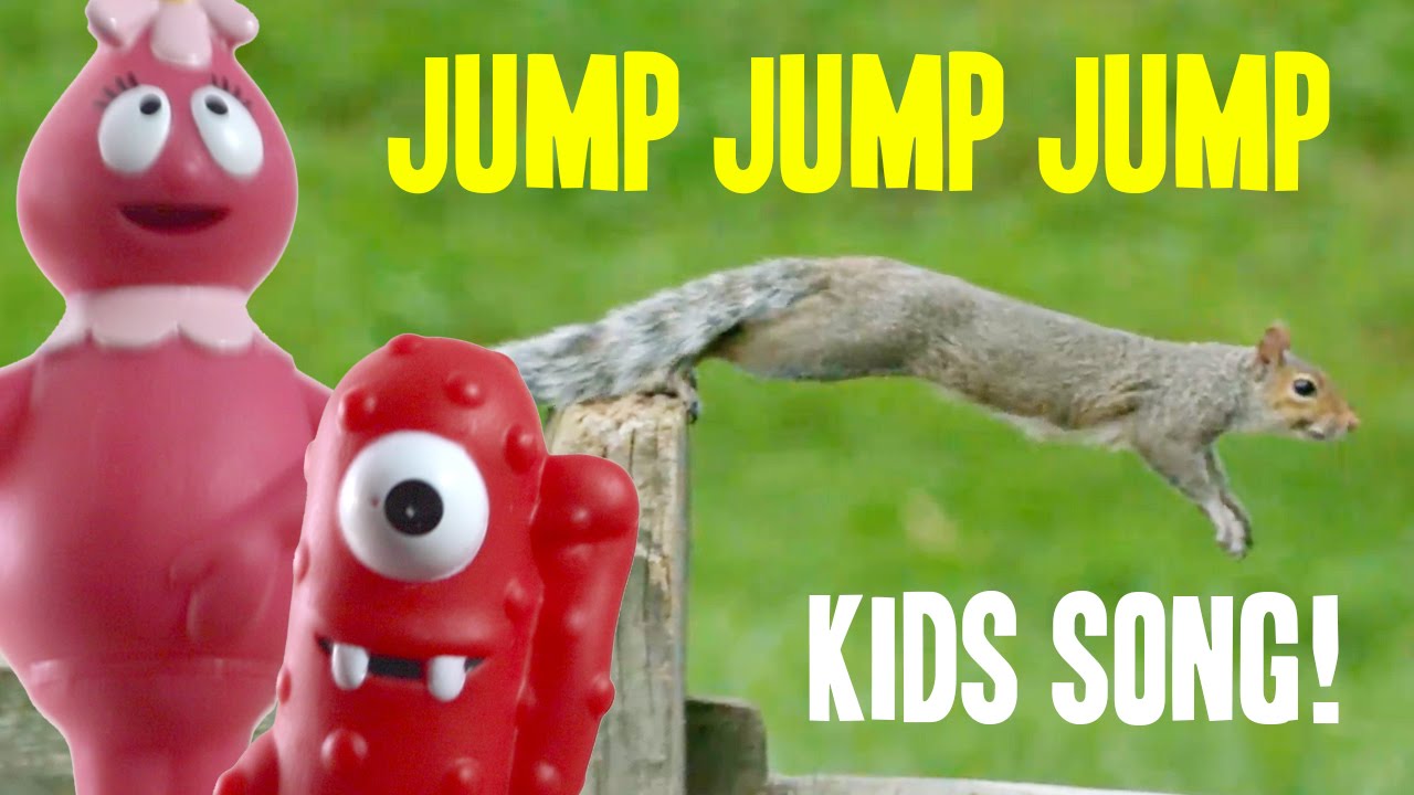 Jump Around Kids Song Animals Jumping Toys Jump Up And Down YouTube