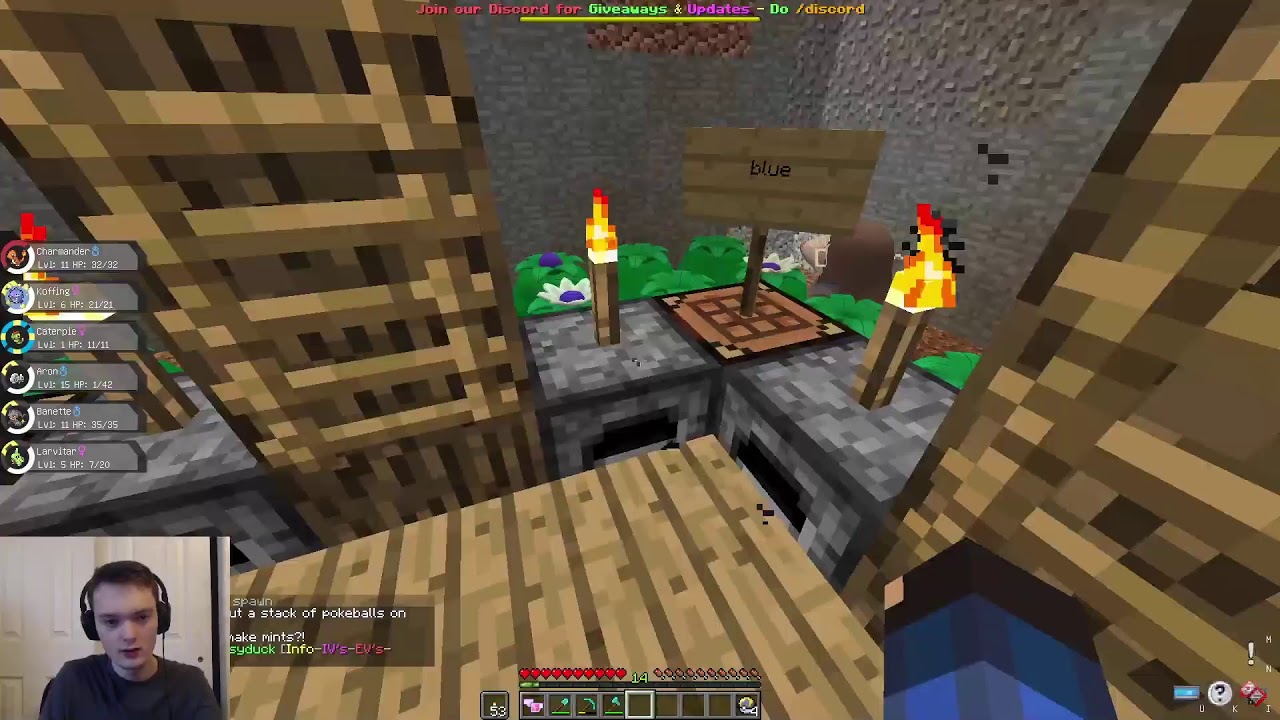 BRAND NEW Pixelmon series| Livestream #1 (Pocketpixels Blue)