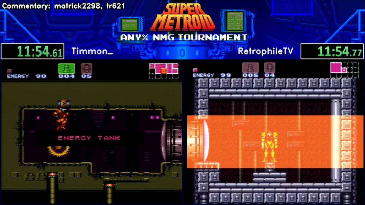 Super Metroid Tournament. Timmon vs RetrophileTV