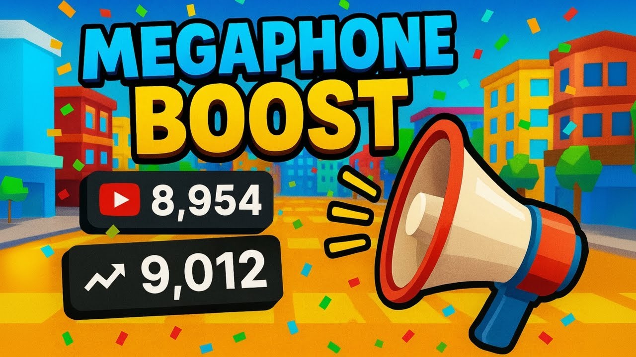 My Subscribers Grow so Fast that I got to Use my Megaphone to Boost Up: RoTube Life 2 | ROBLOX