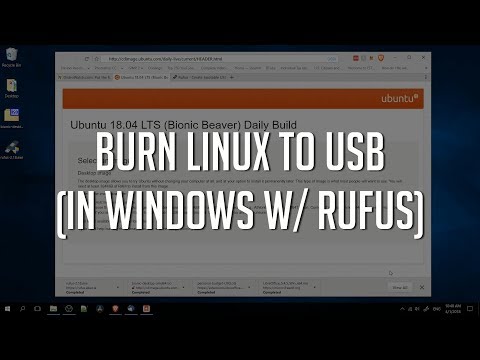 How to Burn Any Linux (Ubuntu, Manjaro) to USB in Windows with Rufus