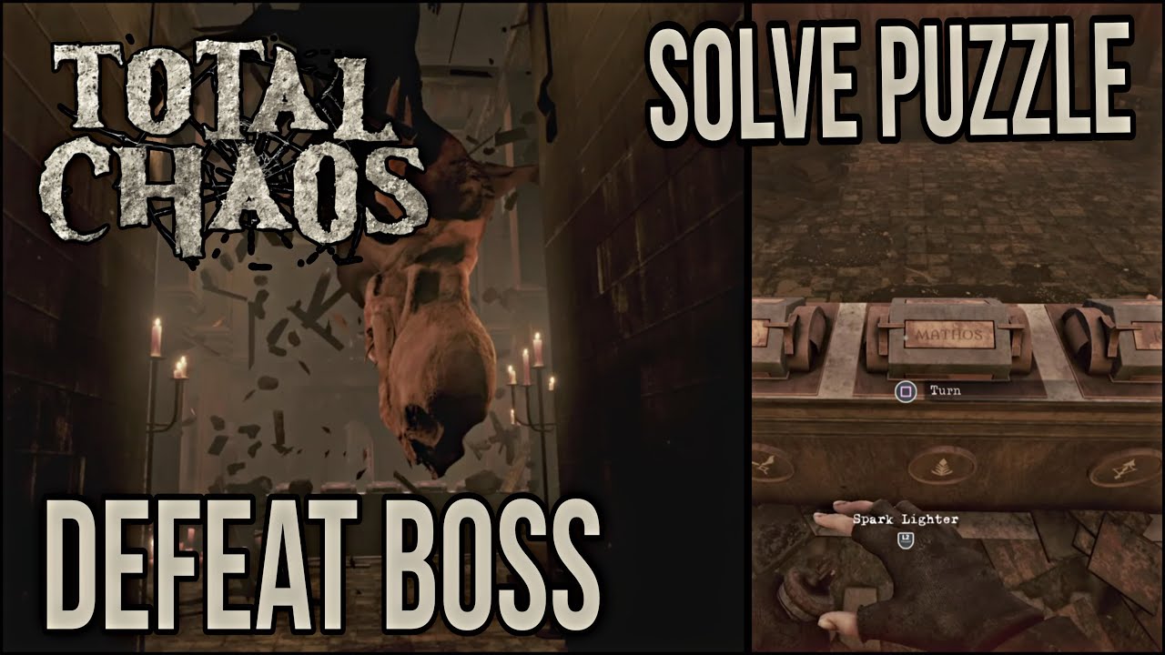 Solving the Puzzle & Defeating the Boss in the Library in Total Chaos l