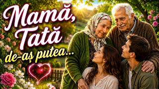 Mamă, Tată De-aș Putea ❤️ Cea Mai Emoționantă Melodie Pentru Părinți | Lacrimi, Dor și Recunoștință