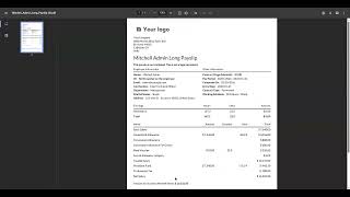 Portal Payslip in Odoo