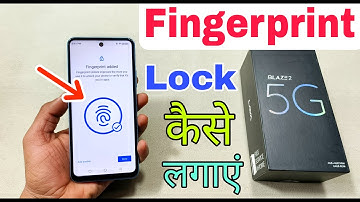 Lava Blaze 2 5G Fingerprint Lock Kaise Lagaye | How To Set Fingerprint Lock in Lava Blaze 2 5G |