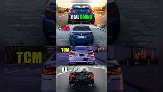 Real vs Games: BMW M5 F10 V8 Sound Test! 🏁 #Shorts