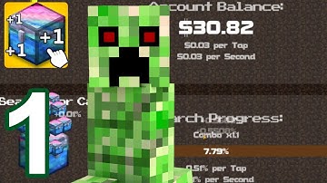 Craft Clicker Case Opening Tap & Idle - Gameplay Walkthrough Part 1 - Minecraft (iOS, Android)