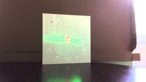 193 LED Analogue Clock V4 - Time Lapse