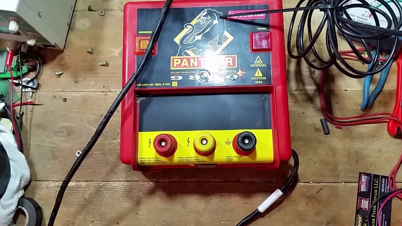 Speedrite Electric Fence Energizer Panther 9800 YouTube