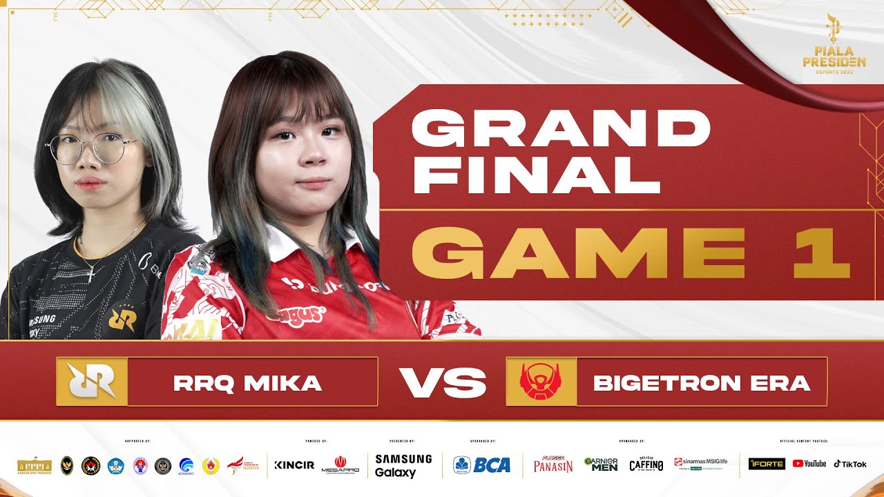 (MLBB WOMEN) FULL MATCH - RRQ MIKA VS BIGETRON ERA - GAME 1 - GRAND FINAL