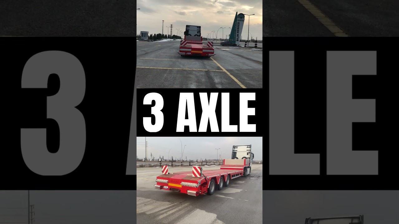 3 axle Lowbed Semitrailer by 
