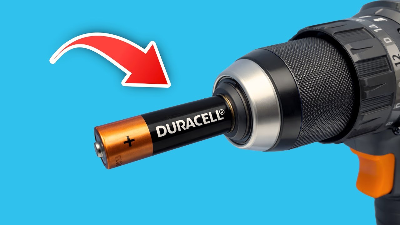 Insert a Battery Into a Drill and Watch the Magic Happen ! Creation Holic