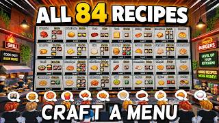 ALL 84 Recipes in CRAFT A MENU Roblox Full Recipe Guide