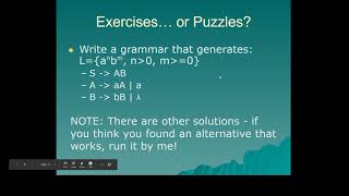 Grammars 3: Recursion and examples