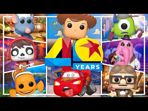 40 Years Of Pixar Funko Pops!